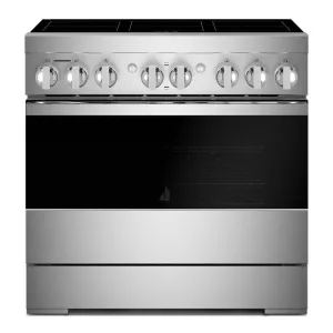 Jennair JPIFC736RM Noir&#8482; 36" Induction Professional-Style Range Freestanding Ranges freestanding dual fuel range 30 inch
