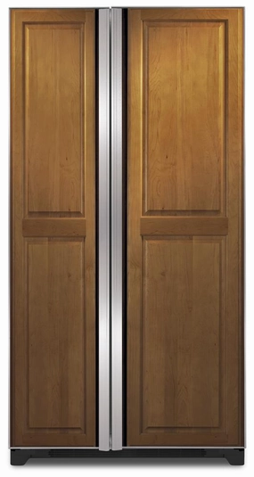 Jennair JCB2282KTB 22 Cu. Ft. Cabinet-Depth Side-By-Side Refrigerator Freestanding Refrigerators freestanding fridge freezer combo