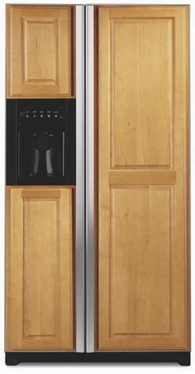 Jennair JCD2292KTB 22 Cu. Ft. Cabinet-Depth Side-By-Side Refrigerator Freestanding Refrigerators freestanding fridge freezer combo