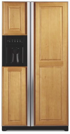 Jennair JCD2292KTB 22 Cu. Ft. Cabinet-Depth Side-By-Side Refrigerator Freestanding Refrigerators freestanding fridge freezer combo