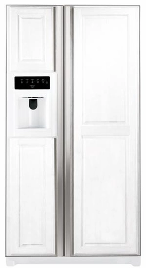 Jennair JCD2292KTW 22 Cu. Ft. Cabinet-Depth Side-By-Side Refrigerator Freestanding Refrigerators freestanding fridge freezer combo