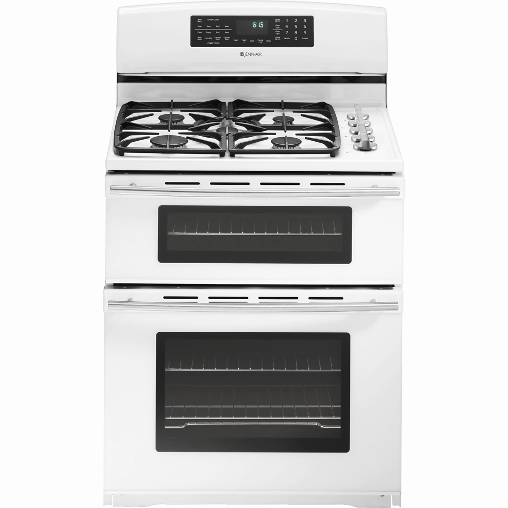 Jennair JDR8895BAW 30" Freestanding Dual-Fuel Double Oven Range With Convection Ranges Jenn-Air Freestanding Ranges freestanding dual fuel range 30 inch