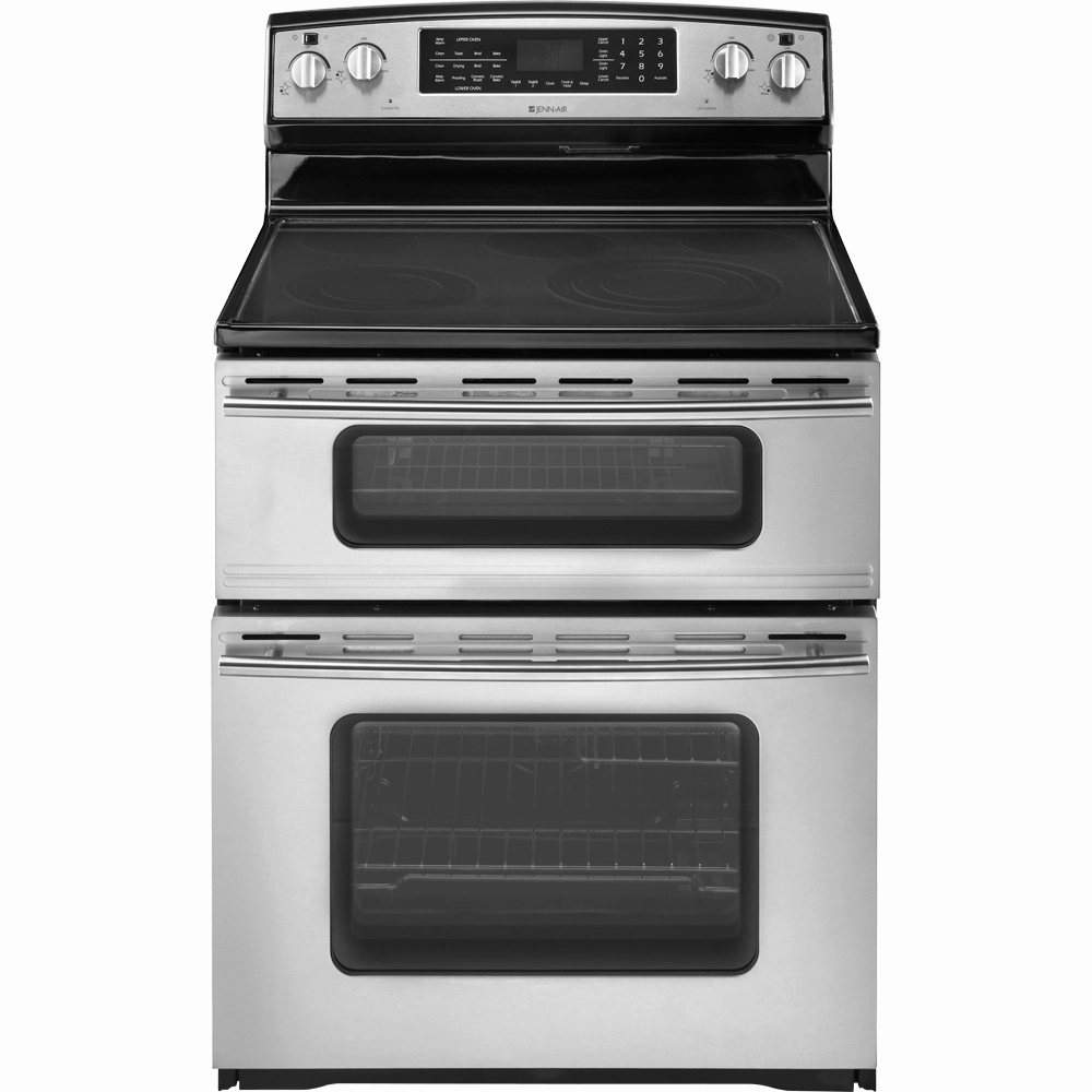 Jennair JER8895BAS 30" Freestanding Electric Double Oven Range With Convection Ranges Jenn-Air Freestanding Ranges freestanding dual fuel range 30 inch