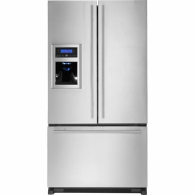 Jennair JF12089AES Cabinet-Depth French Door Refrigerator With External Dispenser Refrigeration Jenn-Air Freestanding Refrigerators freestanding fridge freezer combo