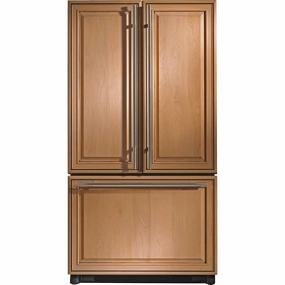 Jennair JFC2089HTB Cabinet-Depth Custom Panel French Door Refrigerator Refrigeration Jenn-Air Freestanding Refrigerators freestanding fridge freezer combo