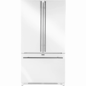 Jennair JFC2089HTW Cabinet-Depth Custom Panel French Door Refrigerator Refrigeration Jenn-Air Freestanding Refrigerators freestanding fridge freezer combo