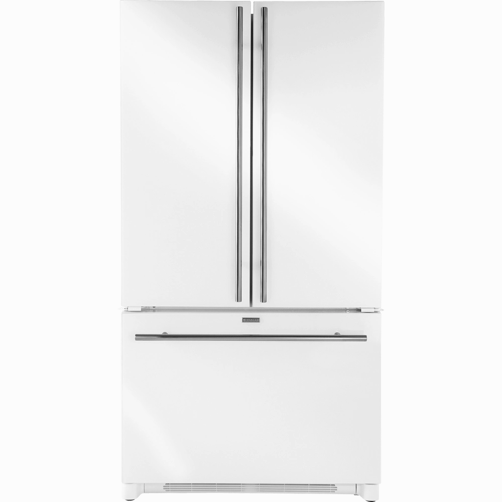 Jennair JFC2089HTW Cabinet-Depth Custom Panel French Door Refrigerator Refrigeration Jenn-Air Freestanding Refrigerators freestanding fridge freezer combo