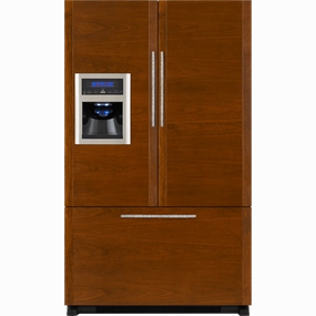 Jennair JFI2089WTS Cabinet Depth French Door Refrigerator With External Dispenser, 69"(H) Freestanding Refrigerators freestanding fridge freezer combo