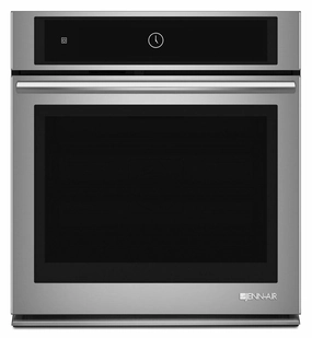 Jennair JJW2427DS Euro-Style 27" Single Wall Oven With Multimode Convection System Stainless Steel Wall Ovens convection wall oven with steam assist