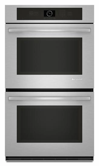 Jennair JJW2730WS Stainless Steel Jenn-Air Double Wall Oven With Upper Multimode Convection, 30" Wall Ovens convection wall oven with steam assist