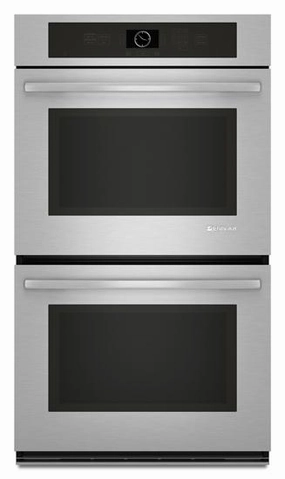 Jennair JJW2730WS Stainless Steel Jenn-Air Double Wall Oven With Upper Multimode Convection, 30" Wall Ovens convection wall oven with steam assist