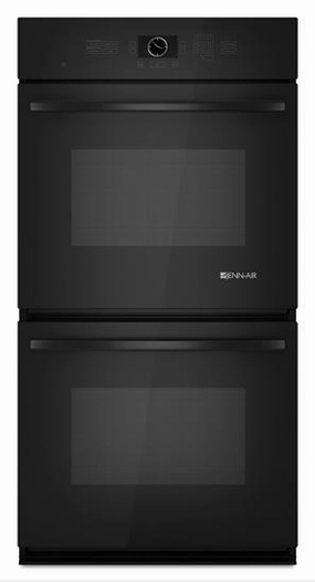 Jennair JJW2827WB Black Jenn-Air Double Wall Oven With Upper Multimode Convection, 27" Wall Ovens convection wall oven with steam assist