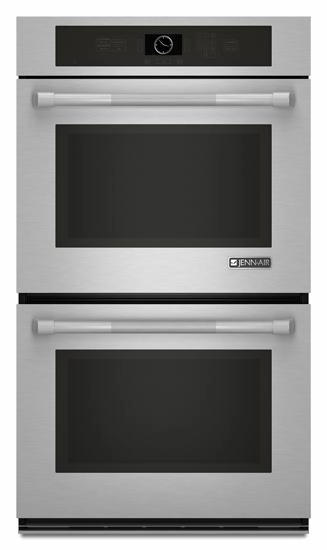 Jennair JJW2830WP Pro Style Stainless Jenn-Air Double Wall Oven With Multimode Convection, 30" Wall Ovens convection wall oven with steam assist