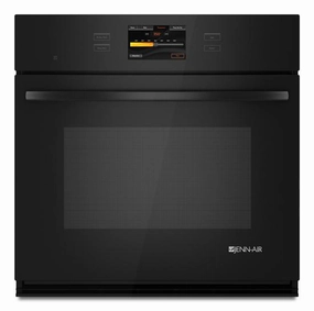 Jennair JJW3430WB Black Jenn-Air Single Wall Oven With V2&#8482; Vertical Dual-Fan Convection System, 30" Wall Ovens convection wall oven with steam assist
