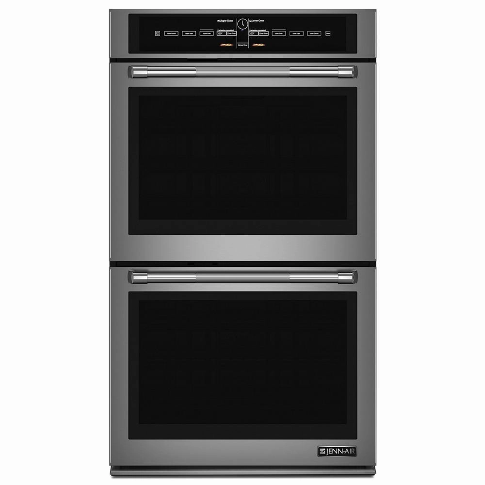 Jennair JJW3830DP Pro-Style 30" Double Wall Oven With V2&#8482; Vertical Dual-Fan Convection System Wall Ovens convection wall oven with steam assist