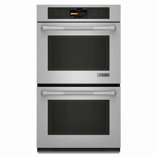 Jennair JJW3830WP Pro Style Stainless Jenn-Air Double Wall Oven With V2&#8482; Vertical Dual-Fan Convection System, 30" Wall Ovens convection wall oven with steam assist