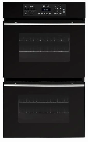 Jennair JJW8430DDB 30" Electric Double Built-In Oven Wall Ovens convection wall oven with steam assist