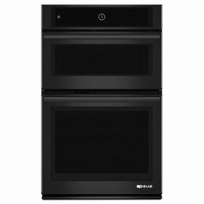 Jennair JMW2427DB Black Floating Glass 27" Microwave/Wall Oven With Multimode Convection System Wall Ovens convection wall oven with steam assist