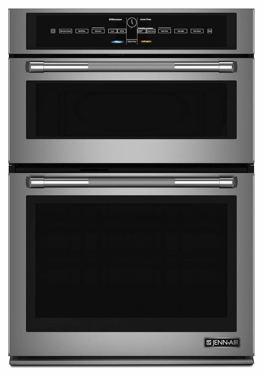 Jennair JMW3430DP Pro-Style 30" Microwave/Wall Oven With V2 Vertical Dual-Fan Convection System Pro Style Stainless Wall Ovens convection wall oven with steam assist
