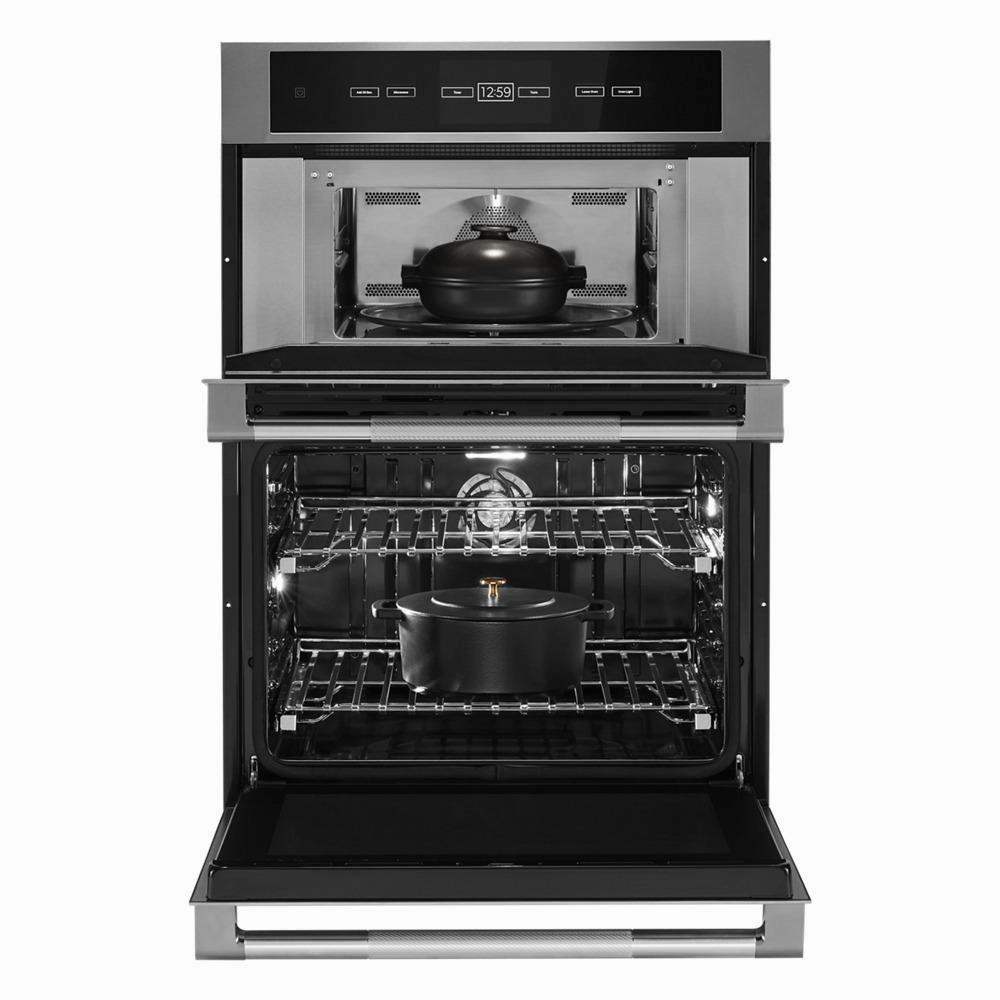 Jennair JMW3430LL Rise&#8482; 30" Combination Microwave/Wall Oven With V2&#8482; Vertical Dual-Fan Convection