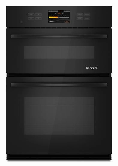 Jennair JMW3430WB Black Jenn-Air Combination Oven With V2&#8482; Vertical Dual-Fan Convection System, 30" Wall Ovens convection wall oven with steam assist