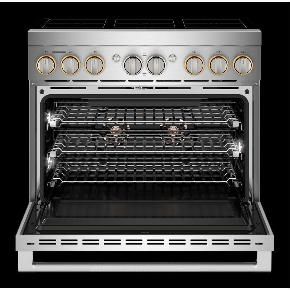 Jennair JPIFC736RL Rise&#8482; 36" Induction Professional-Style Range
