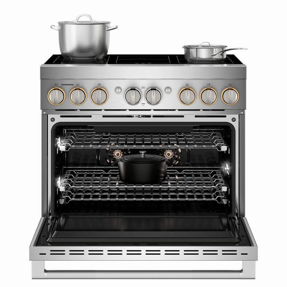 Jennair JPIFC736RL Rise&#8482; 36" Induction Professional-Style Range