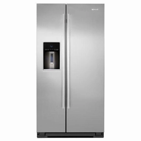 Jennair JSC24C8EAM Monochromatic Stainless Steel Jenn-Air? Counter-Depth Refrigerator With External Dispenser, 72" Freestanding Refrigerators freestanding fridge freezer combo