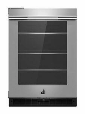 Jennair JUGFL242HL Rise 24" Under Counter Glass Door Refrigerator, Left Swing Undercounter Refrigerators 24 inch undercounter fridge for kitchen