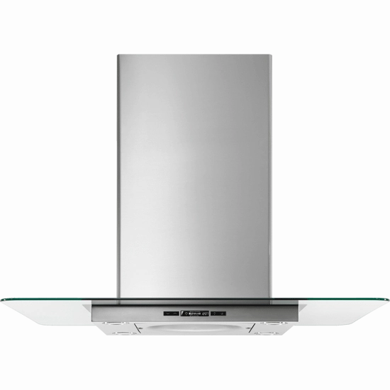 Jennair JXI5036WS Glass Collection Island-Mount Canopy Hood, 36" Ventilation Range Hoods high suction kitchen exhaust hood