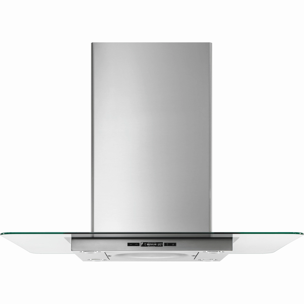 Jennair JXI5042WS 42" Glass Collection Island-Mount Canopy Hood Ventilation Jenn-Air Ventilation Range Hoods high suction kitchen exhaust hood