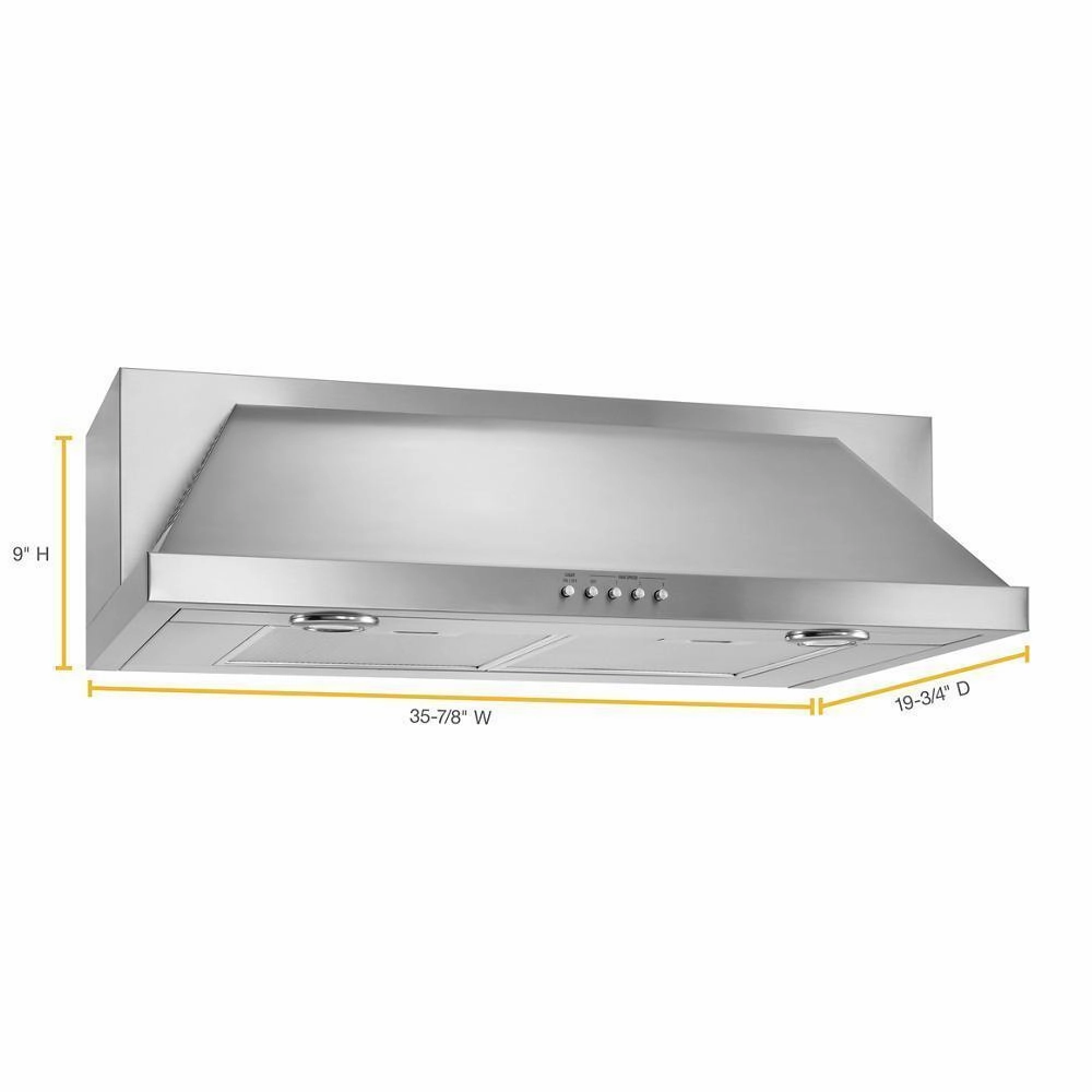 Jennair UXT5536AAS 36" Convertible Under-Cabinet Hood