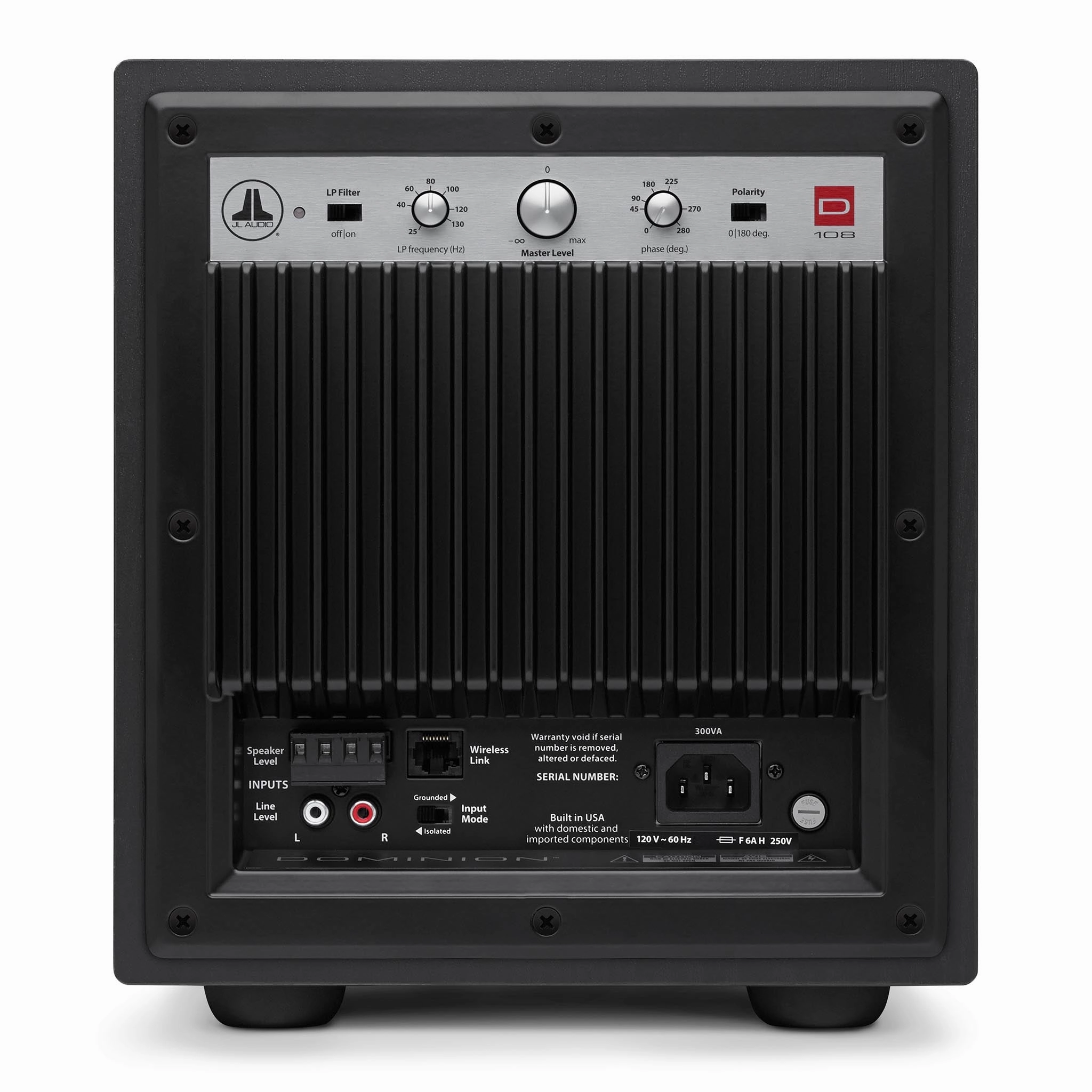 JL Audio Dominion d108 8" Subwoofer (OPEN)