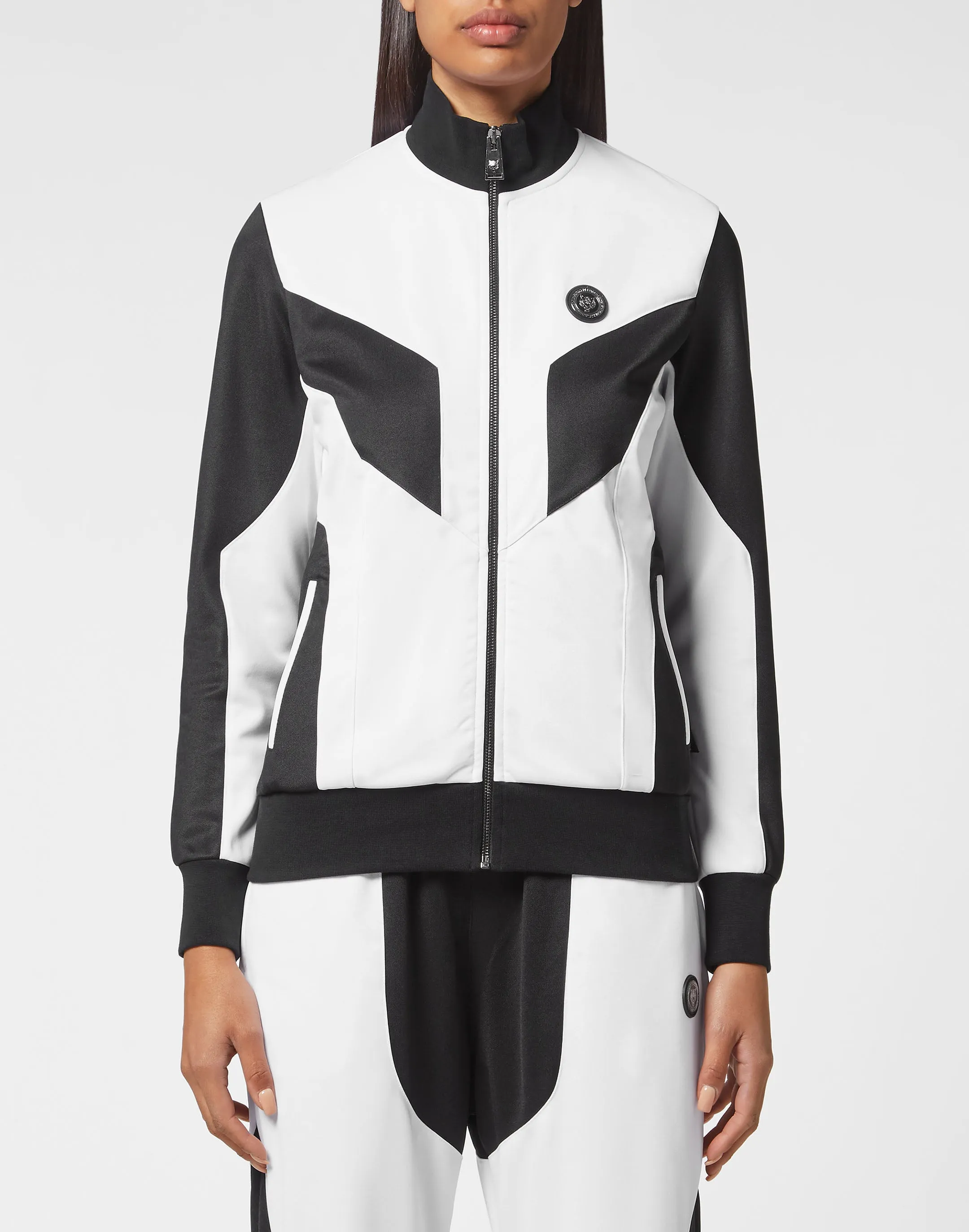 Jogging Set: Zip-up Jacket   pants Statement