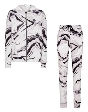 Jogging Tracksuit: Hoodie/Trousers Marble