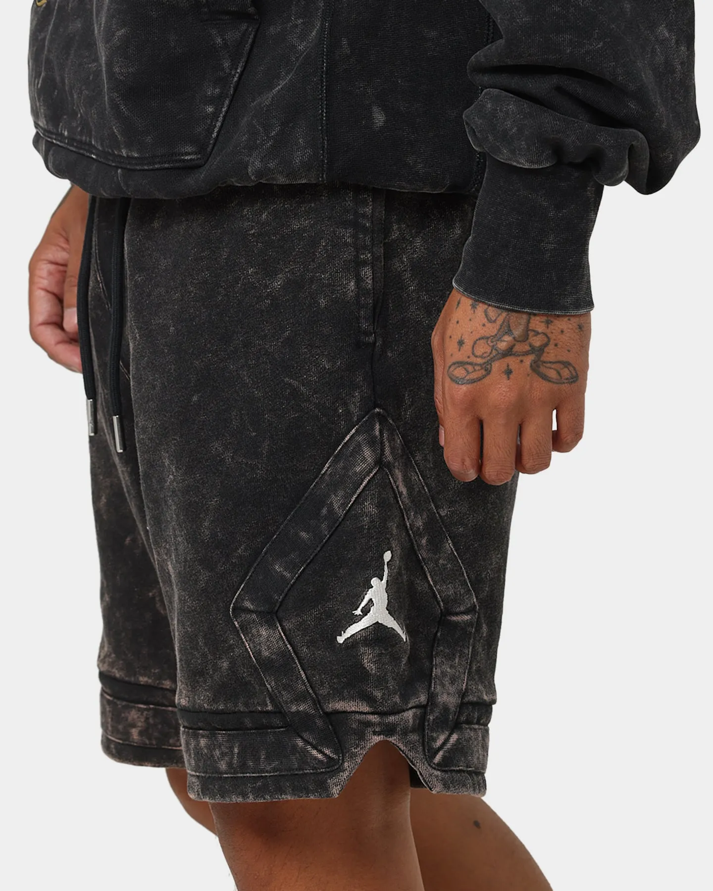 Jordan Essential Statement Washed Fleece Shorts Black/Sail