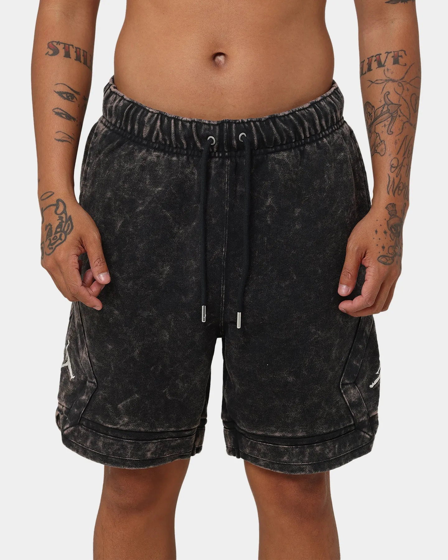 Jordan Essential Statement Washed Fleece Shorts Black/Sail