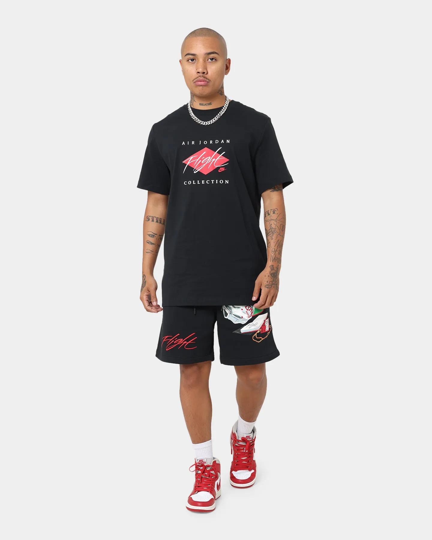 Jordan Flight Artist Series Fleece Shorts Black/Sail