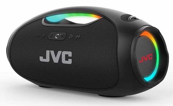 JVC 120W Portable Wireless Bluetooth Illuminated Speaker with Dual Woofers & Included Powerbank Kitchen Appliances