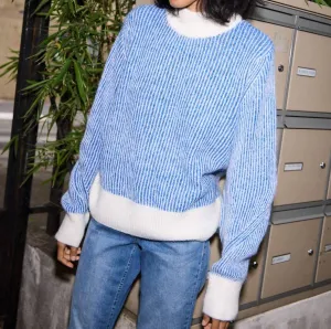 Kamara Longsleeve Sweater In Stripe