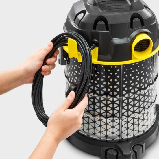 Karcher Drumvacuum Cleaner Offers Variably, 2200Watts, Adjustable Suction Power, Yellow