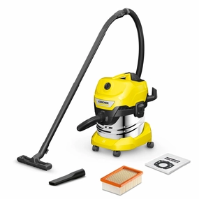 KARCHER Wet & Dry Vacuum Cleaned, Yellow robot vacuum, handheld vacuum