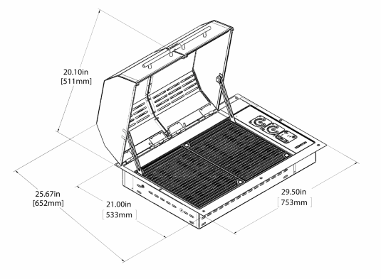 Kenyon B70420WH Texan Electric Grill