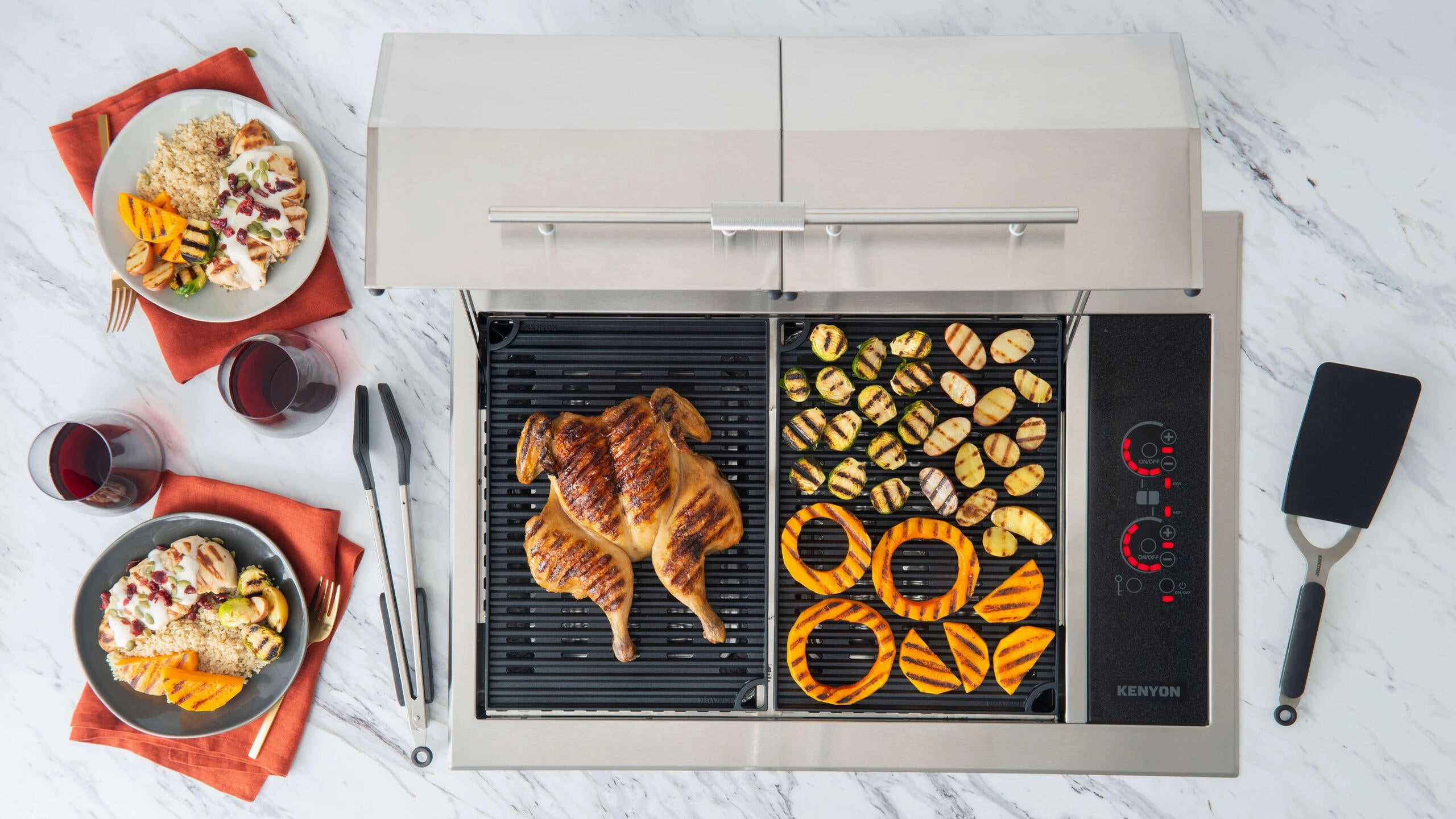Kenyon B70421WH Texan Electric Grill