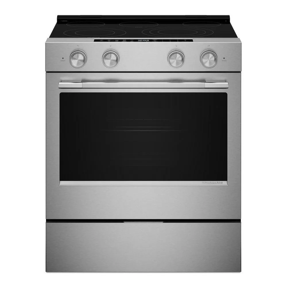 Kitchenaid KSES530SPS 5.3 Cu. Ft. Smart Slide-In Electric Range With Two Even-Heat&#8482; Hyper Elements And Convection Cooking Modes Freestanding Ranges freestanding dual fuel range 30 inch