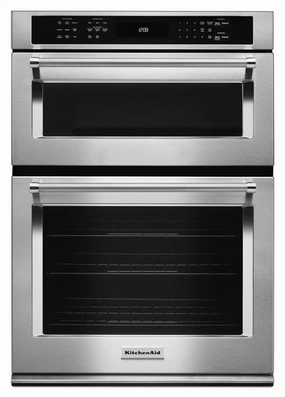 Kitchenaid KOCE500ESS 30" Combination Wall Oven With Even-Heat&#8482; True Convection (Lower Oven) - Stainless Steel Wall Ovens oven with smart temperature control
