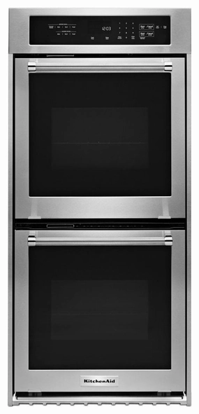 Kitchenaid KODC304ESS 24" Double Wall Oven With True Convection - Stainless Steel Wall Ovens 27 inch wall oven built-in