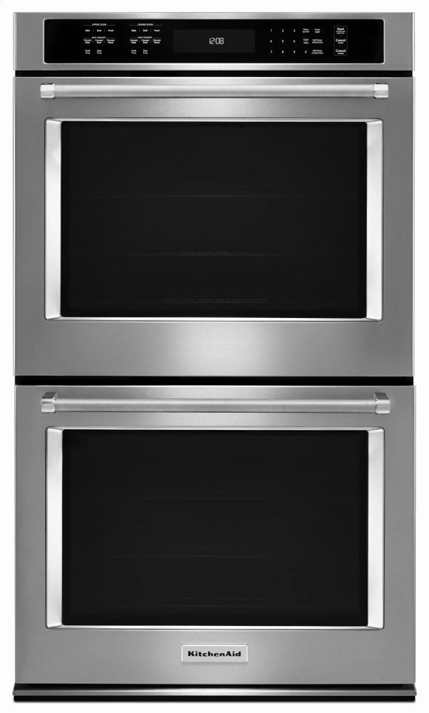 Kitchenaid KODE500ESS 30" Double Wall Oven With Even-Heat&#8482; True Convection - Stainless Steel Wall Ovens convection wall oven with steam assist