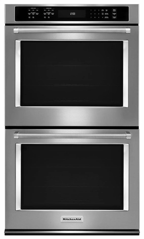 Kitchenaid KODE500ESS 30" Double Wall Oven With Even-Heat&#8482; True Convection - Stainless Steel Wall Ovens convection wall oven with steam assist