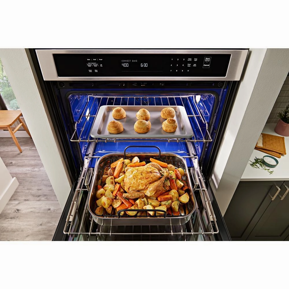 Kitchenaid KOEC527PBS Kitchenaid Combination Microwave Wall Ovens With Air Fry Mode